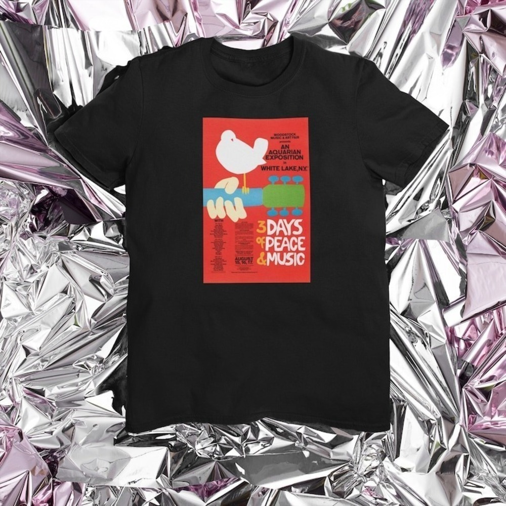 Woodstock RETRO 1969 Concert Shirt - Collectors Woodstock
